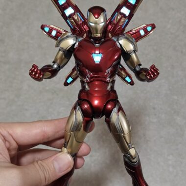 Iron Man Action Figure Custom Collectible Marvel Light-Up Pose