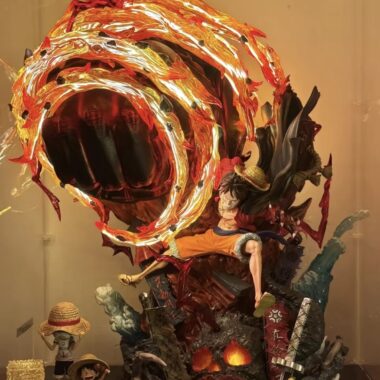 Luffy Figure Custom Figurine One Piece Dynamic Gear 5 Punch