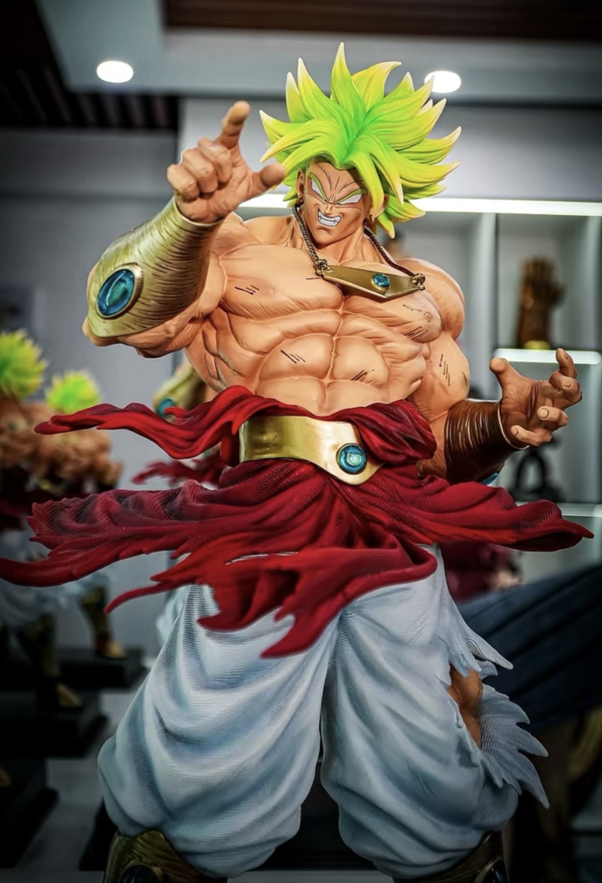 Broly Figure Custom Statue Anime Dragon Ball Super: Broly Intense Roar - Image 2