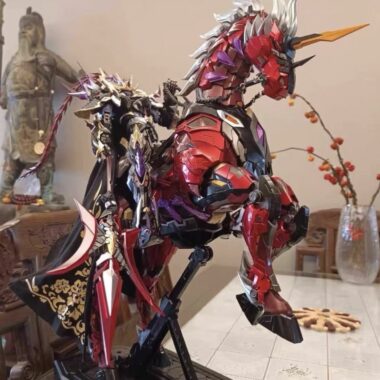 Gundam Figure Comics SD Gundam World Heroes Custom Sculpture Rearing Horse Pose