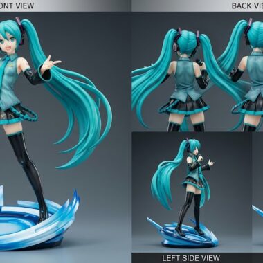 miku figure Popular Culture Hatsune Miku Custom figure Dynamic Pose