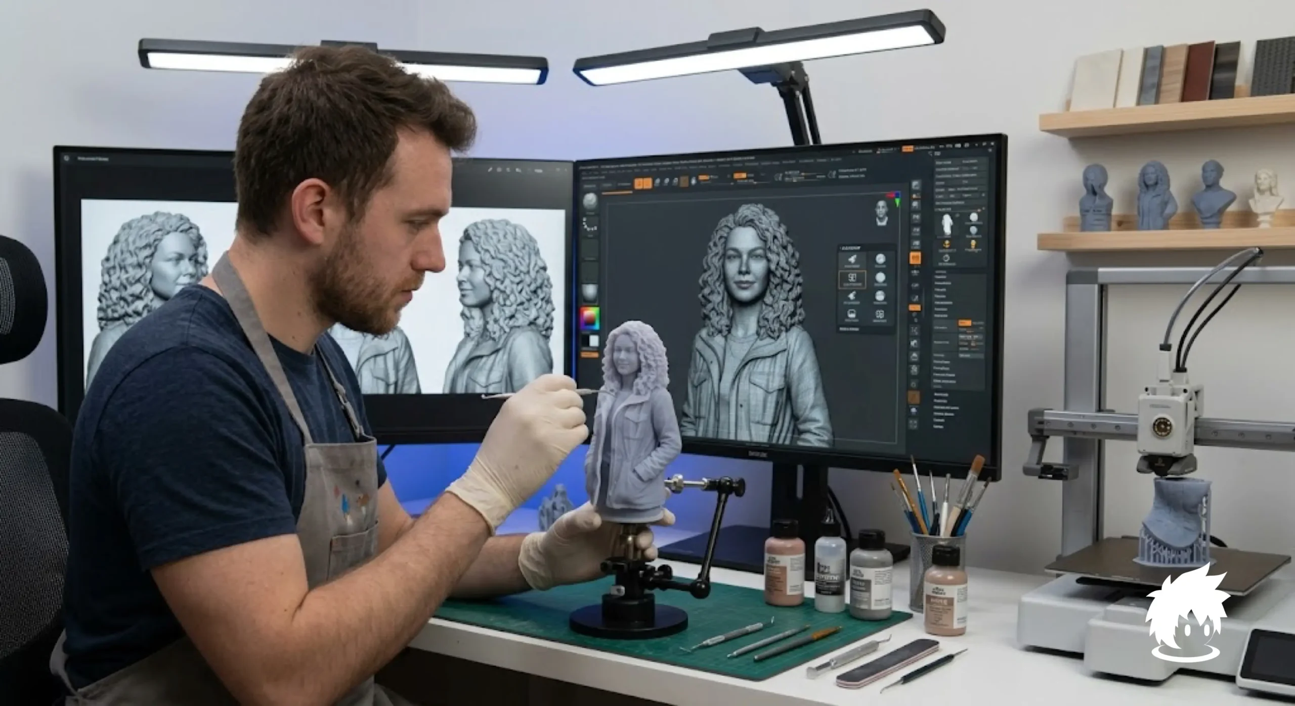 Print and hand-paint