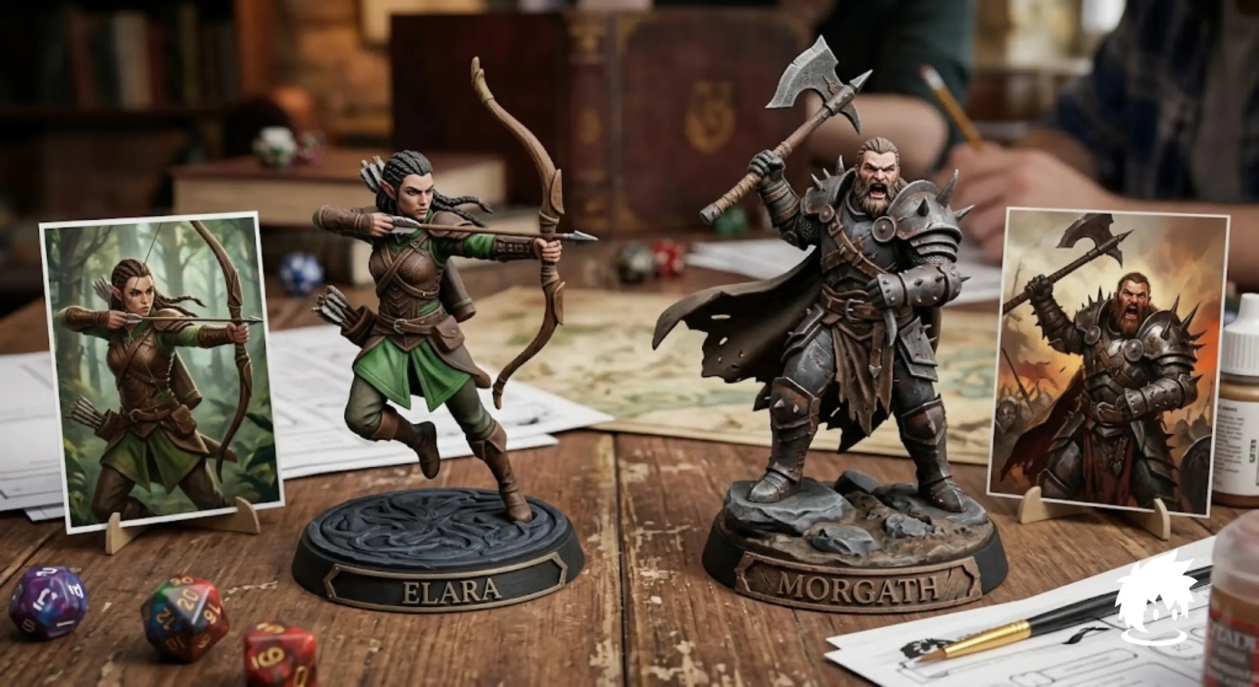 RPG mini style figurine