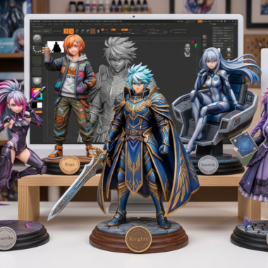 anime figures Comics WooXic Chronicles Custom statue dynamic warrior