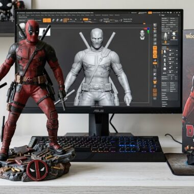 deadpool figures Marvel Deadpool and Wolverine Custom collectible dynamic katana wielding