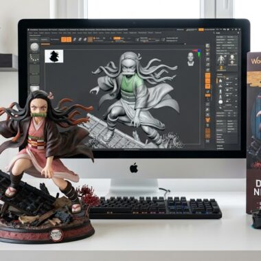 demon slayer figures Demon Slayer Kimetsu no Yaiba Demon Slayer Custom statue Dynamic Action Fierce Expression