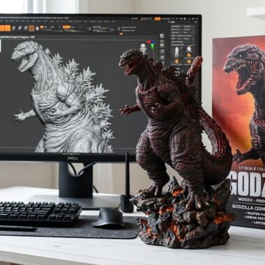 godzilla figures Anime Shin Godzilla Custom figure Roaring Menacing