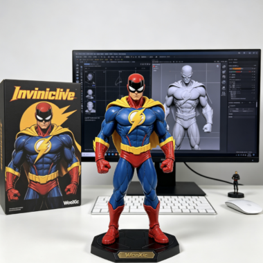 invincible figures Custom figurine standing confident