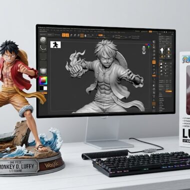 one piece figures Anime TV Show Custom figure Monkey D. Luffy dynamic fiery
