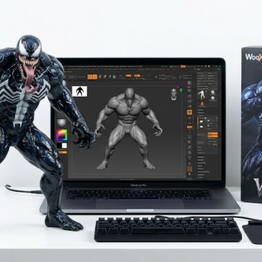venom figures Marvel Venom Let There Be Carnage Custom statue menacing aggressive