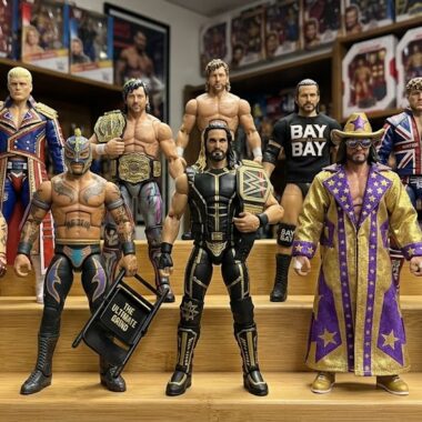 wwe figures Popular Culture WWE AEW Custom collectible diverse wrestling legends